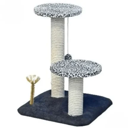 2 Pole 2 Round Top Cat Scratcher