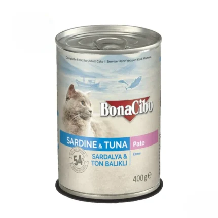 Bonacibo Adult Cat Chicken & Turkey – Chunks in Jelly 400 g Canned