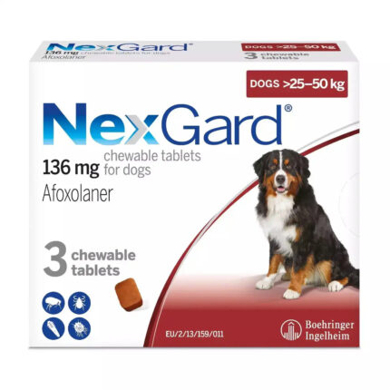 NexGard Chewable Tablets for Dogs 136 MG