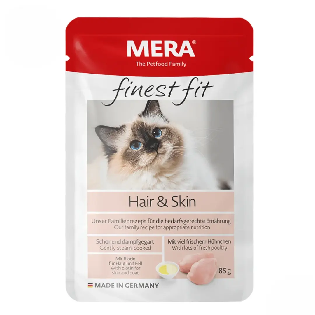 MERA Finest Fit Hair & Skin Wet Cat Food