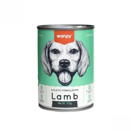 Wanpy Holistic Formulation Dog Can – Lamb (375g)